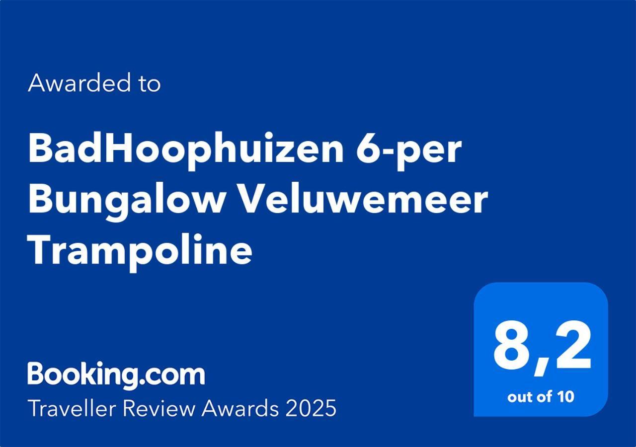 Badhoophuizen 6-Per Bungalow Veluwemeer Trampoline Hulshorst Ngoại thất bức ảnh